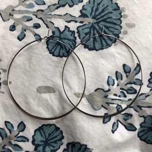 Delicate Silver Hoops